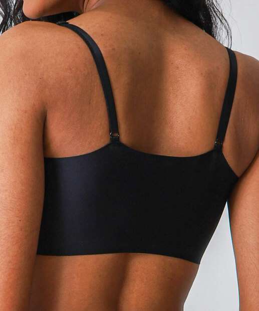 Sutiã Top Com Bojo Básico Sem Costura DelRio Preto