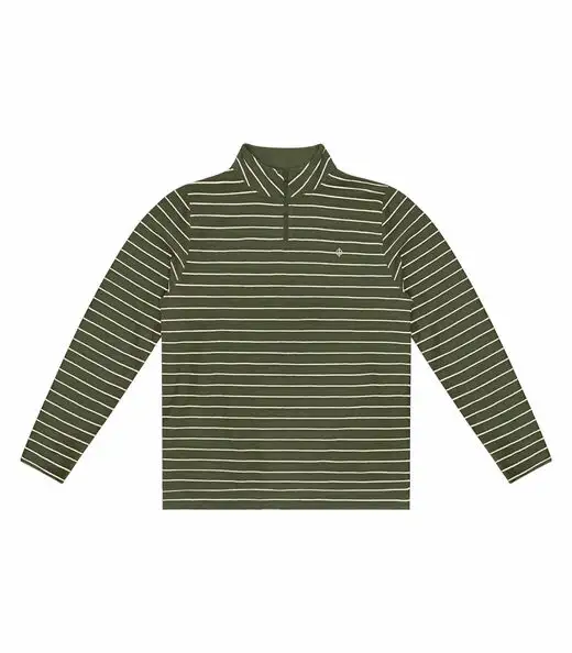 Blusão Masculino Moletinho Listrado Diametro Verde