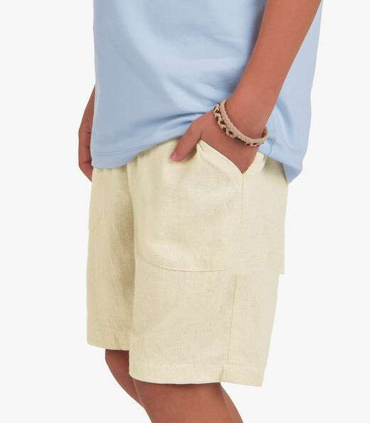 Conjunto Camiseta com Bermuda Menino Trick Nick Azul