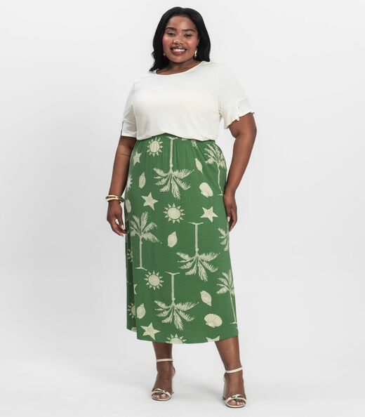 Blusa Plus Size Infinita Cor Rovitex Bege