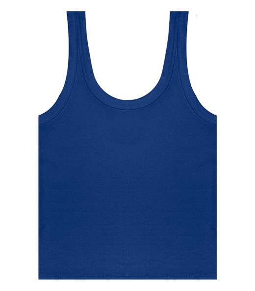 Regata Feminina Em Ribana Rovitex Azul