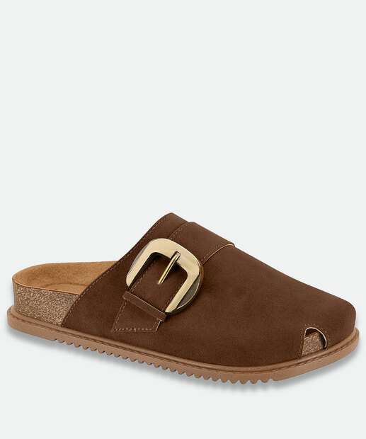 Image_Mule Feminino Fivela Bico Redondo Beira Rio Marrrom