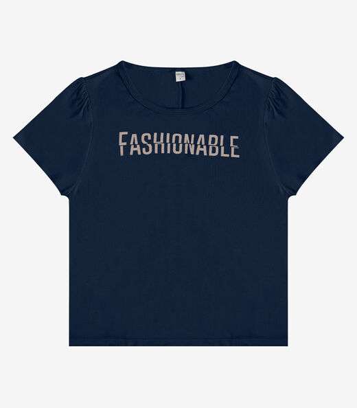 Blusa Feminina Em Visco Tricot Infinita Cor Azul