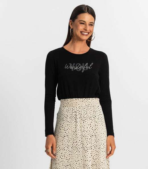 Image_Blusa Manga Longa Feminina Rovitex Preto