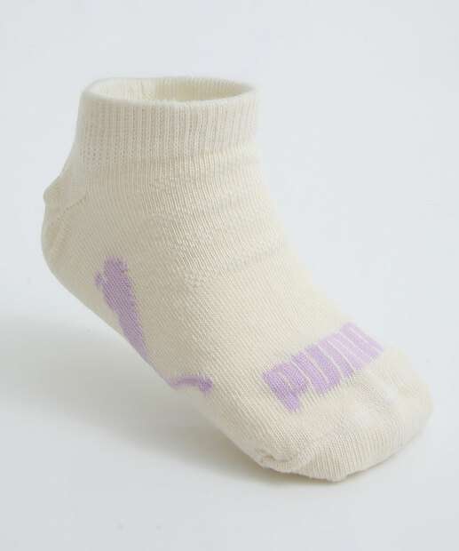 Kit 3 Meias Infantil Cano Curto Puma