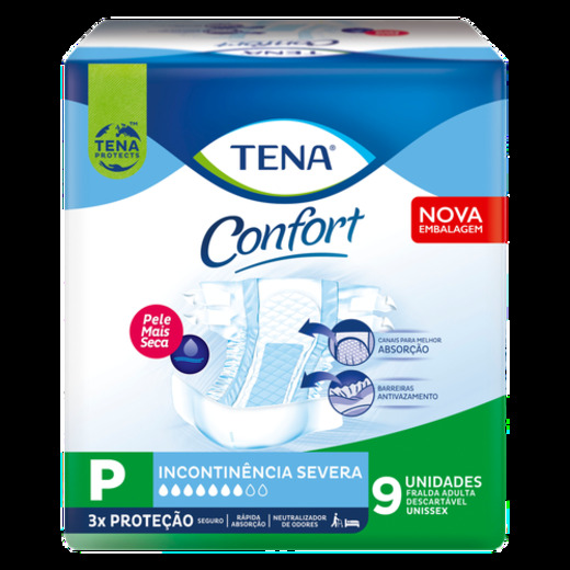 Image_Kit 2 Fraldas Adulto Tena Confort P Pacote 9 Unidades cada