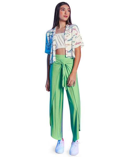 Calça Envelope Feminina Rovitex Teen Verde