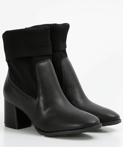 Bota Feminina Chelsea Salto Grosso Modare