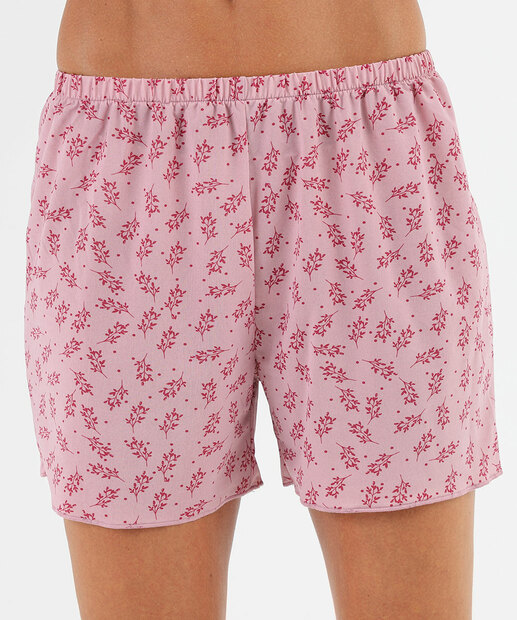 Baby Doll Liganete Flores Alças Finas Marisa Lilás