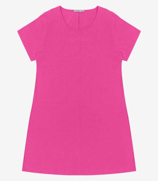 Vestido Feminino Plus Size Secret Glam Rosa