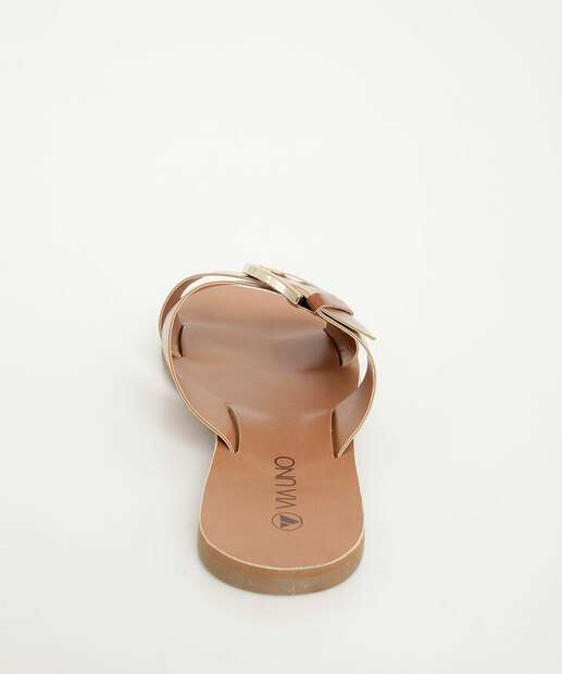 Rasteirinha Feminina Via Uno Caramelo