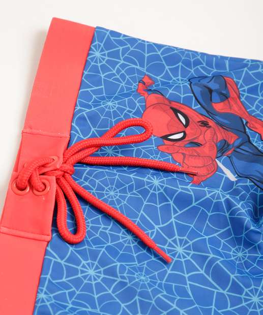Sunga Infantil Homem Aranha Marvel Tam 4 a 10