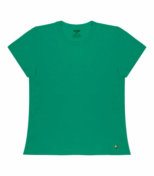 Blusa Feminina Cotton Leve Básica Rovitex Verde