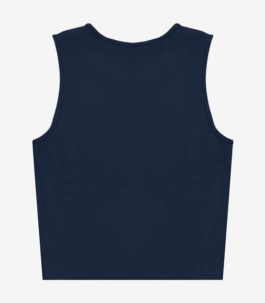 Regata Feminina em Ponto Roma Rovitex Azul