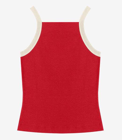 Regata Feminina em Ribana Endless Vermelho