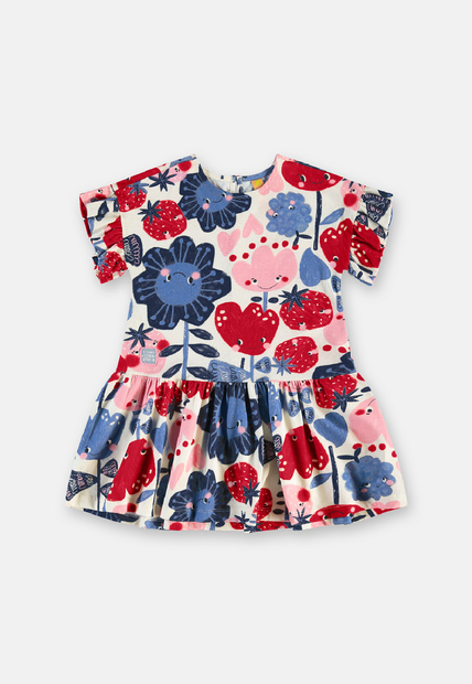 Vestido Tulipa Meia Malha Três e Já