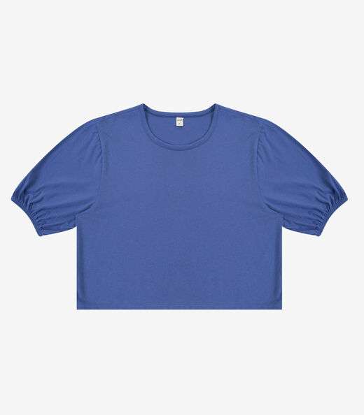 Image_Blusa Manga Camponesa Feminina Rovitex Azul