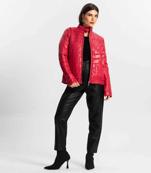 Jaqueta Feminina Em Microfibra Endless Rosa