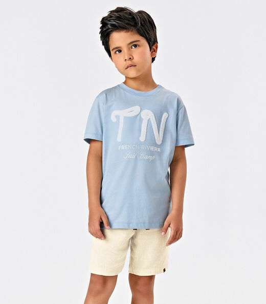 Image_Conjunto Menino Camiseta Com Bermuda Trick Nick Azul