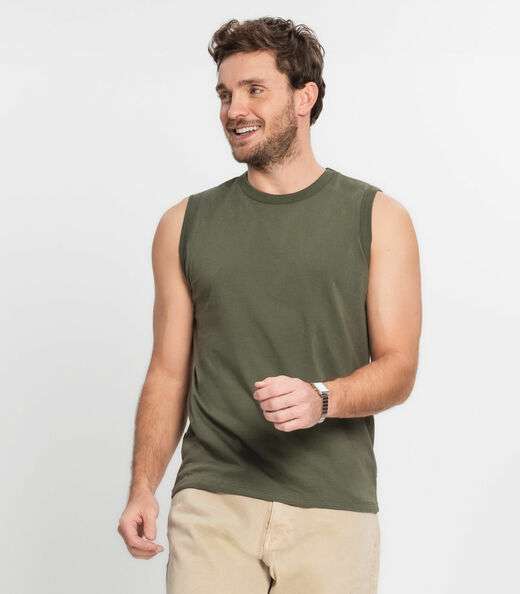 Regata Masculina Básica Rovitex Verde