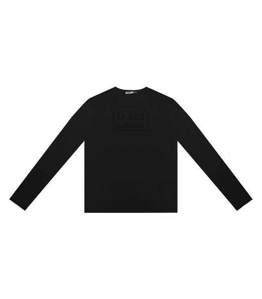 Camiseta Juvenil Masculina Manga Longa Minty Preto