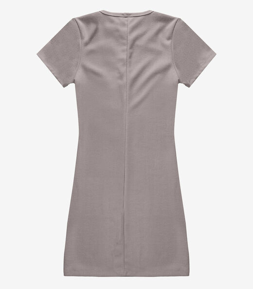 Vestido Feminino Em Tecido Henera Infinita Cor Cinza