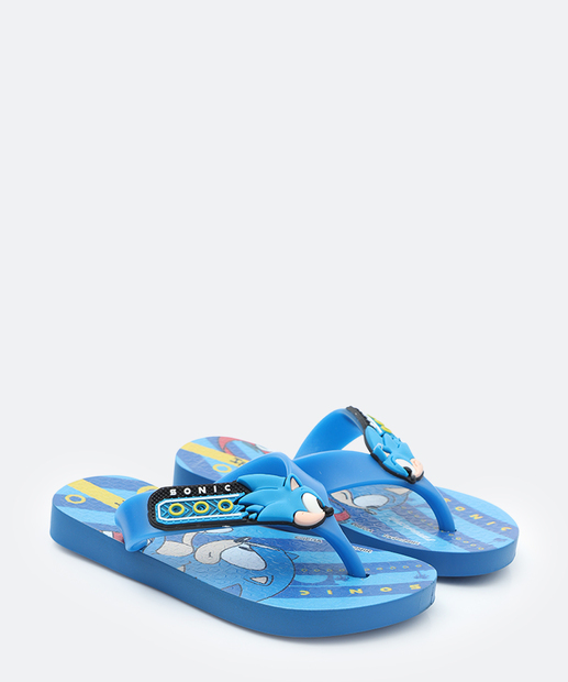Chinelo Ipanema Infantil Sonic  Azul