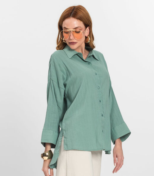Camisa Feminina Manga Longa Endless Verde