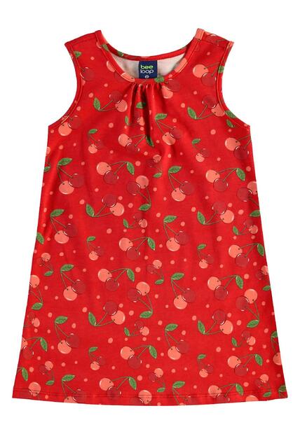 Vestido Cerejinhas Infantil Bee Loop