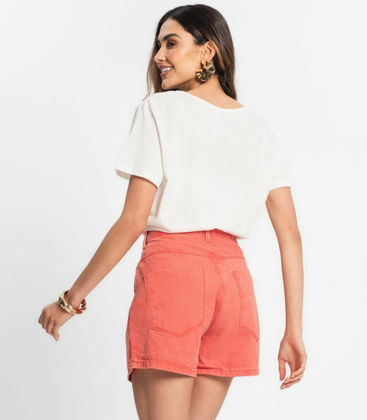 Blusa T-Shirt Feminina Estampada Select Branco