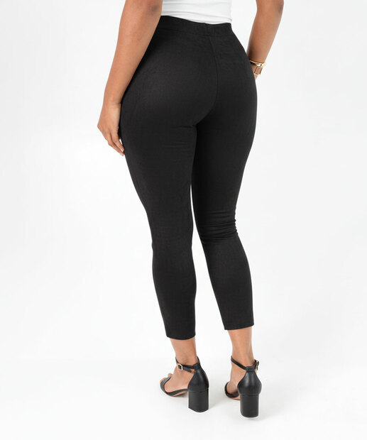 Calça Feminina Legging Suede Marisa Preto