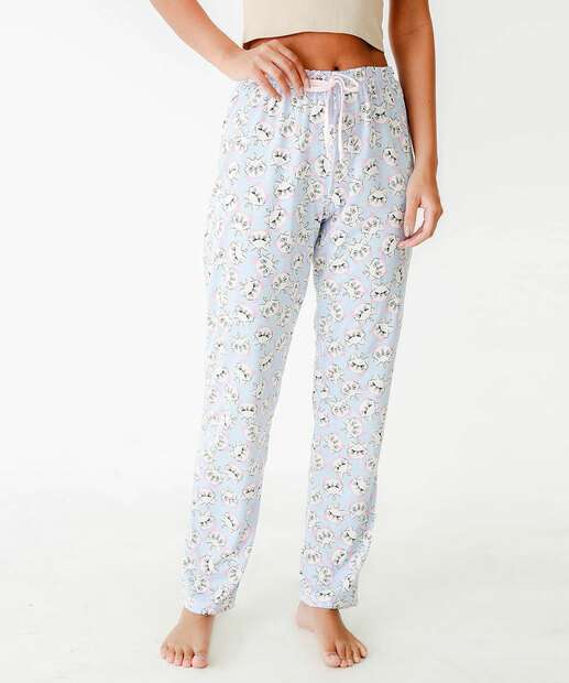 Calça Pijama Feminino Avulsa Marie Disney