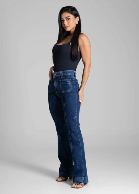 Calça Jeans Sawary Flare - 282068