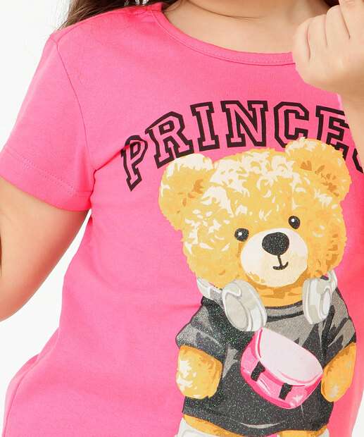 Conjunto Infantil Estampa Urso Marisa Tam 4 a 10