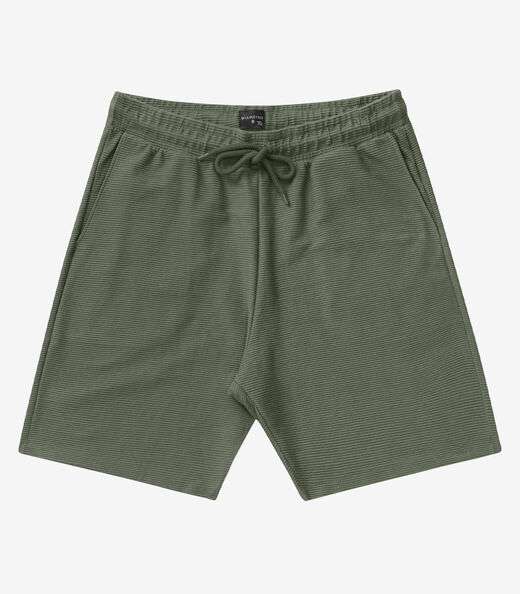 Bermuda Masculina Plus Size Moletinho Diametro Verde