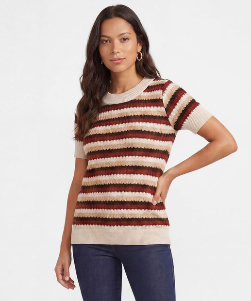 Image_Blusa Feminina Tricô Listrado Marisa Off White