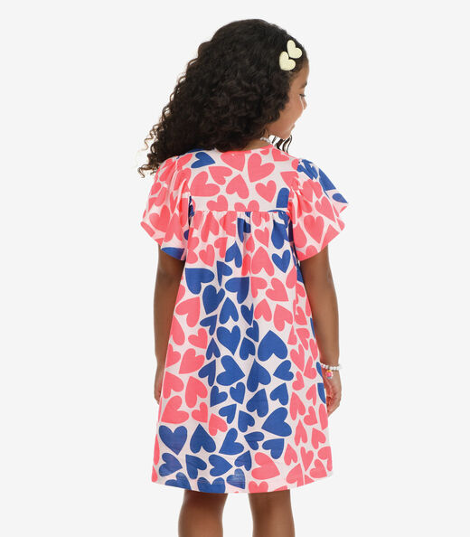 Vestido Feminino Meia Malha Rovi Kids Rosa