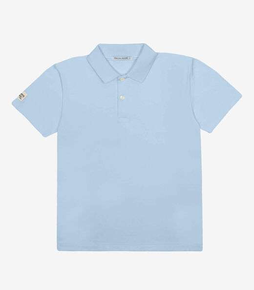 Polo Infantil Cotton Leve Rovi Kids Azul