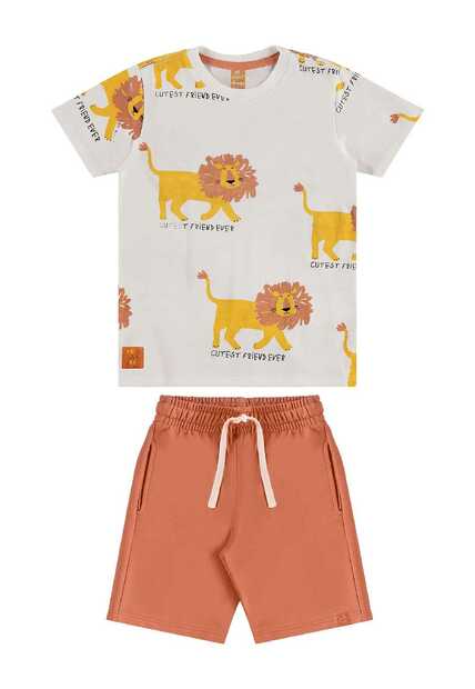 Conjunto Camiseta e Bermuda Up Baby