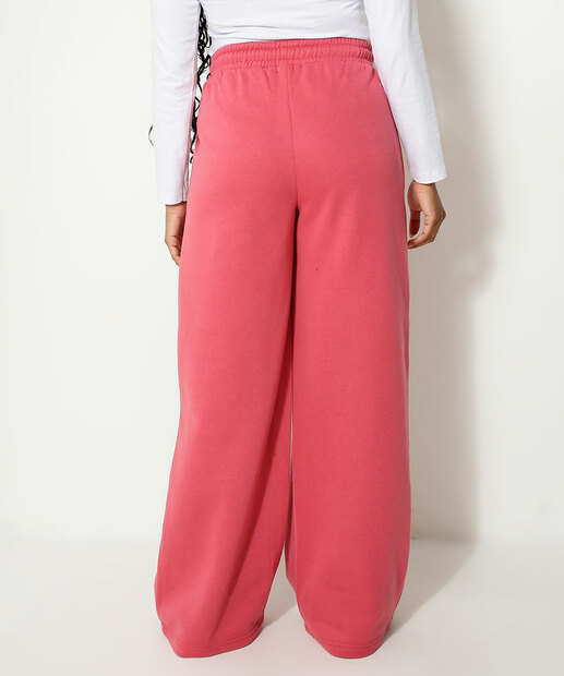 Calça Wide Leg Moletom Feminina Marisa