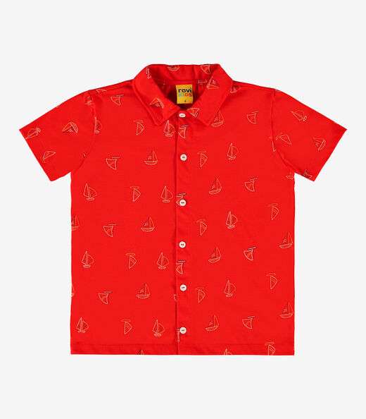 Camisa Infantil Masculina Rovi Kids Laranja