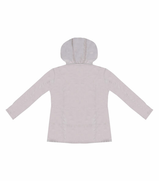Parka Feminina Peluciada Impermeável Sea Surf Bege