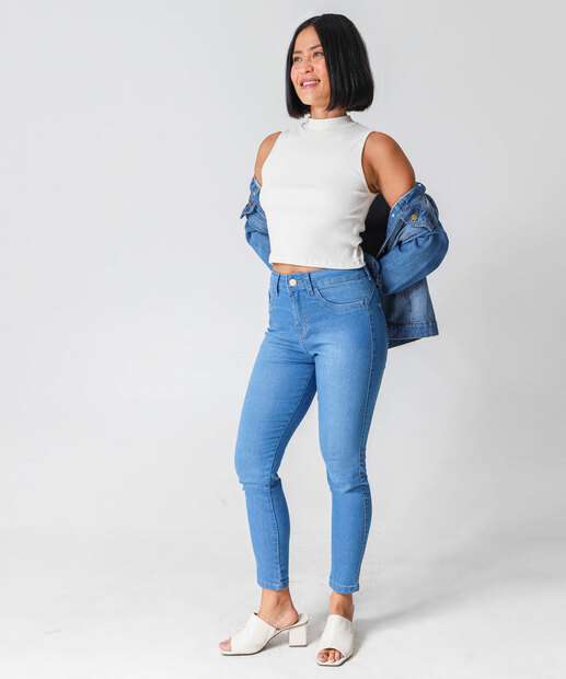 Image_Calça Jeans Cigarrete Feminina Biotipo Azul