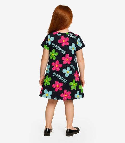 Vestido Menina Infantil Select Azul