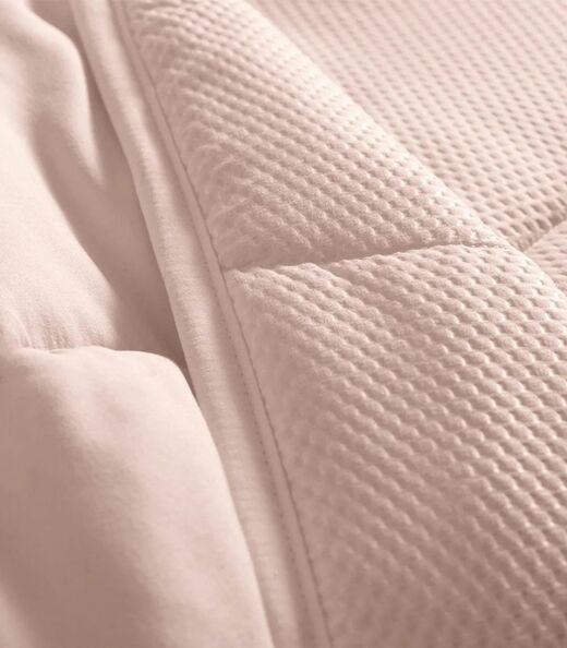 Edredom Verano Solteiro Toque Acetinado Altenburg Rosa