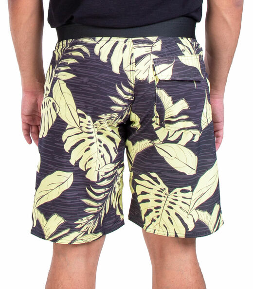 Bermuda de Praia Masculina Estampada Rad Preto