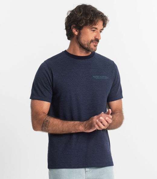 Camiseta Masculina Diametro Azul