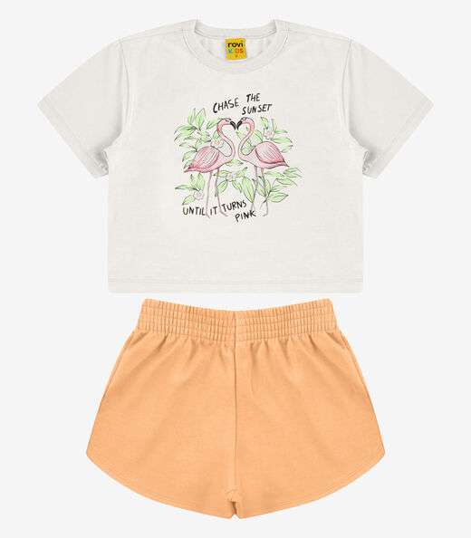Image_Conjunto Blusa com Shorts Meia Malha Rovi Kids Bege