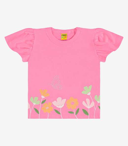 Image_Blusa Infantil em Meia Malha Rovi Kids Rosa