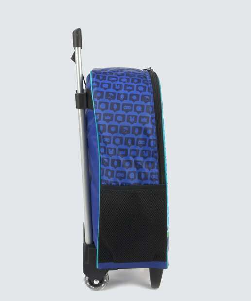 Mochila Mala Com Rodas Infantil Cebolinha Luxcel